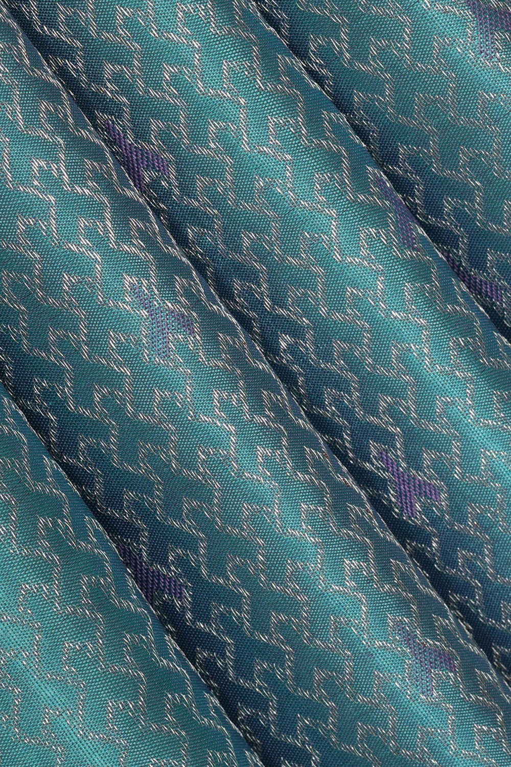 Image of Arani Silk Sea Blue Saree